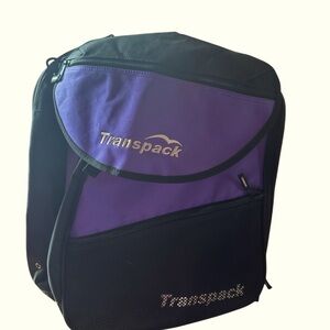 Transpack Edge Junior Purple Boot Bag Ice Skating Skiing Backpack